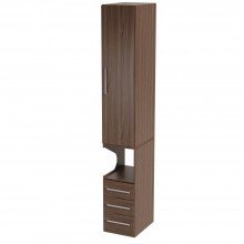 Guarda-Roupa De 1 Porta Com Mesa de Cabeceira 1416 Direito San Remo